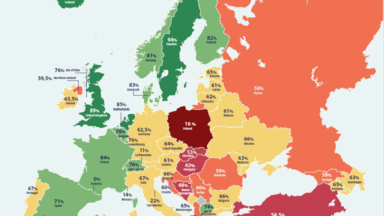Mappa aborto europa